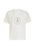 Brunello Cucinelli Geometric Print T-Shirt — Cream