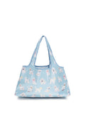 Fiorucci Poodle-Print PVC Shoulder Bag — Blue