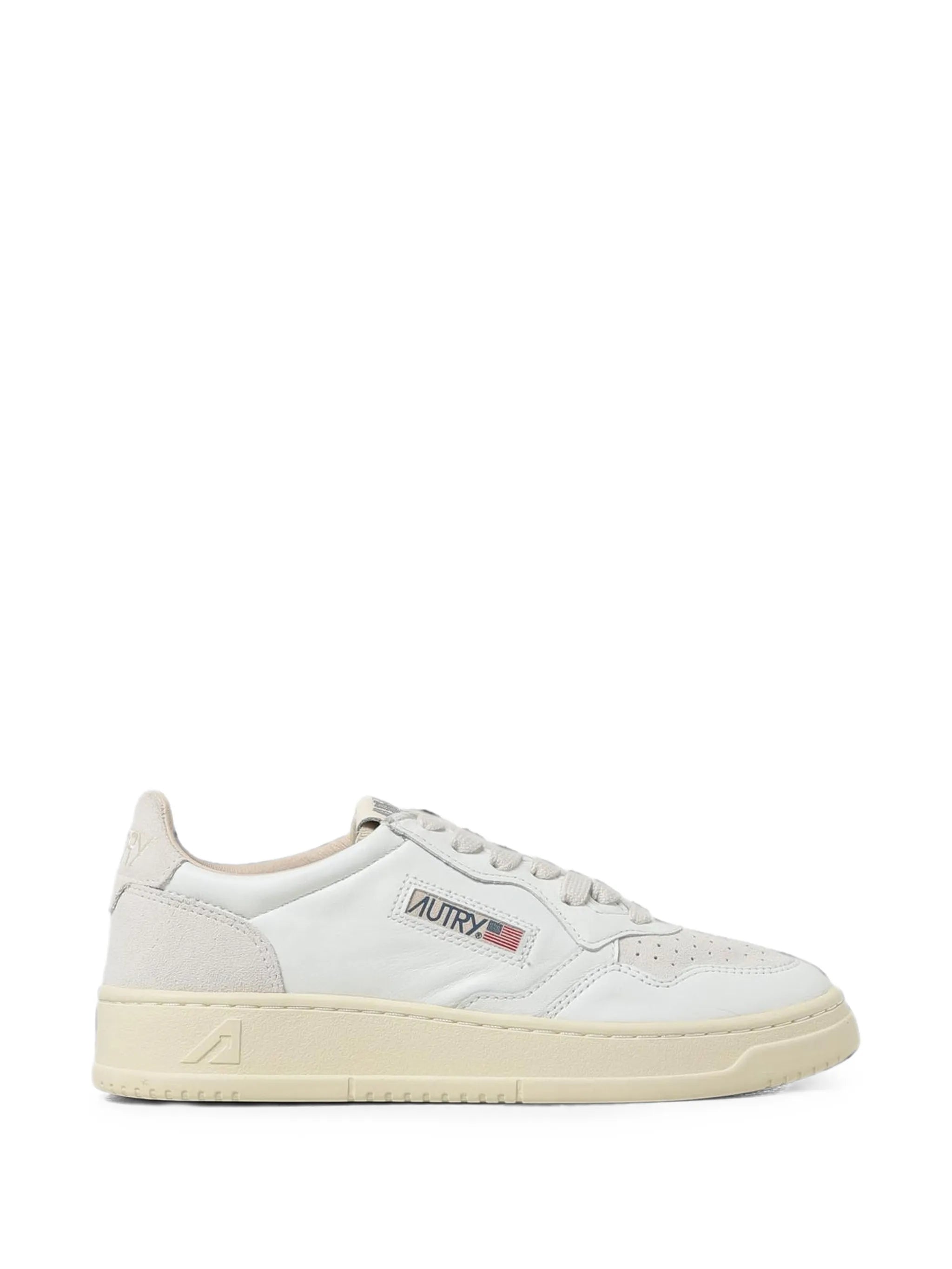 Autry Medalist Low-Top Sneaker — White