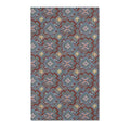 Brick Blaze Geo Accent Rug