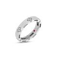 Roberto Coin Diamond Floral Ring — White