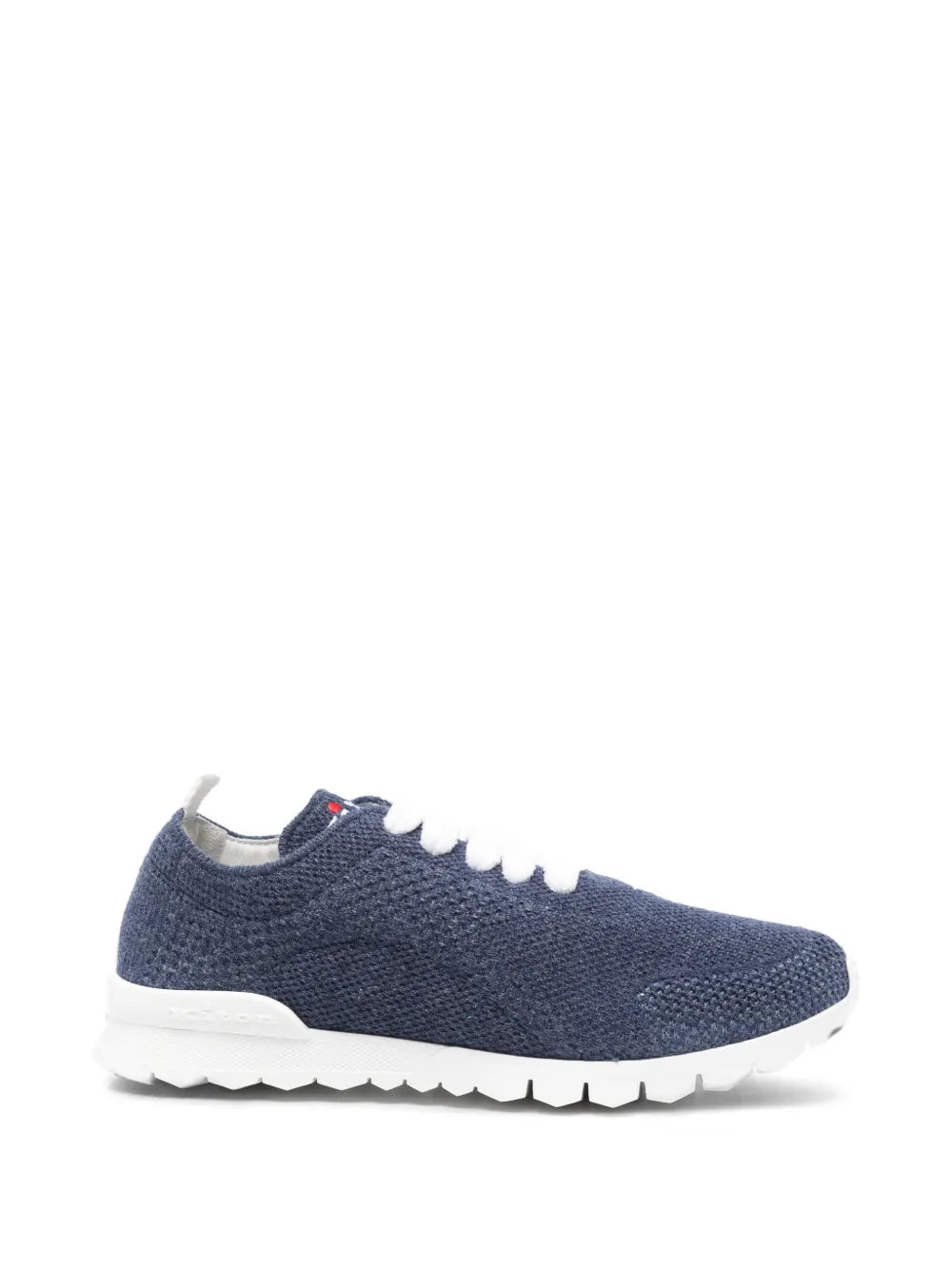 Kiton Knit Fabric Sneaker — Navy