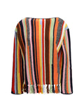 Prada Wool and Cashmere Striped Sweater — Multicolor