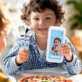 Tenedor Cuchara Cuchillo 3 piezas con nombre y estuche Regalo de cumpleaños de la temporada de vuelta al cole para niños y niñas