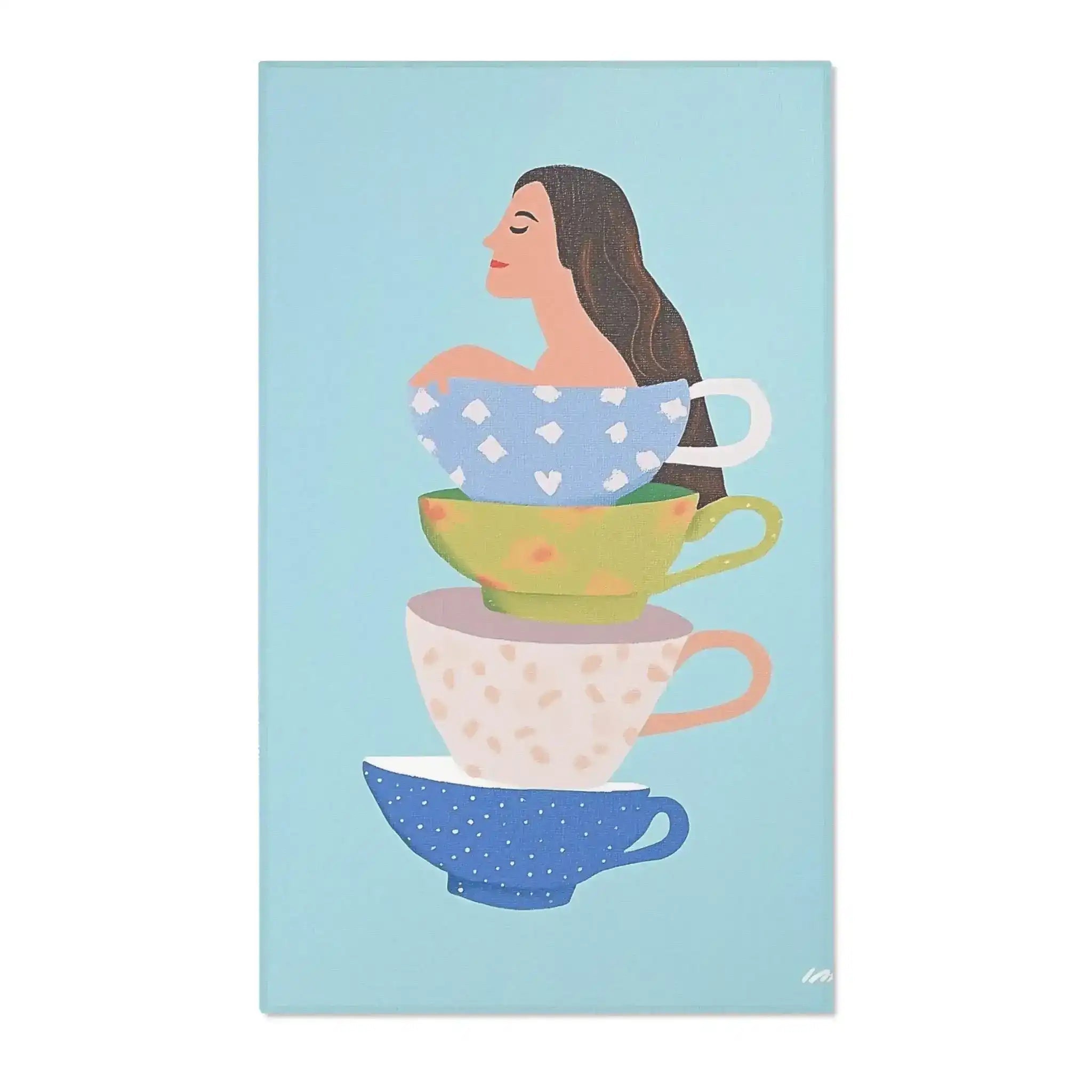 Tea Cup Daydream Accent Rug