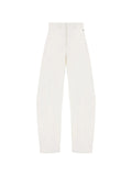 Herno Twill Trousers — White