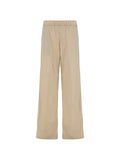 Herno Elasticated-Waist Water-Repellent Trousers — beige
