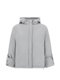 Herno Water-Repellent Hooded Down Jacket — grey