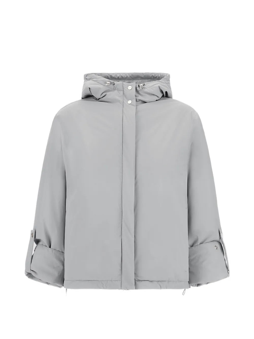 Herno Water-Repellent Hooded Down Jacket — grey