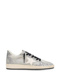 Golden Goose Ball Star Sneaker — Silver