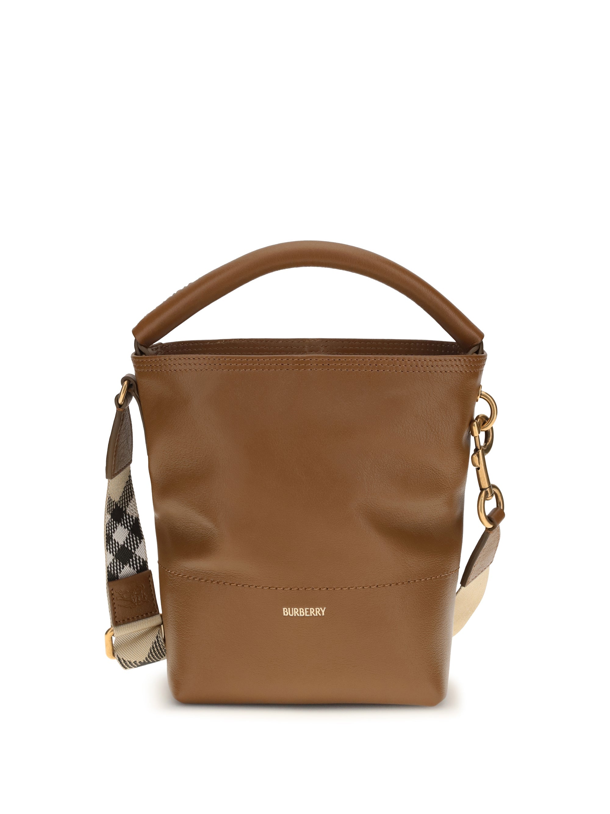 Bolso cubo B Clip de Burberry — Marrón