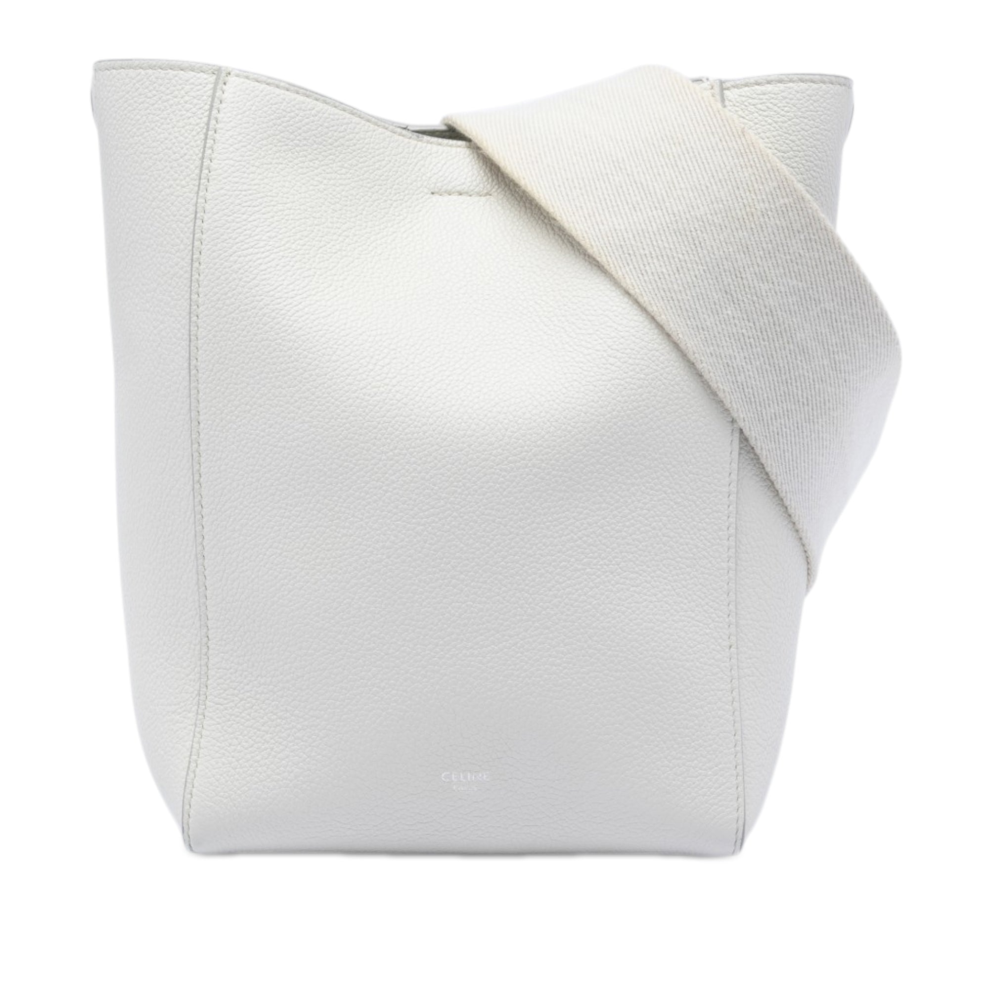 Small Soft Grained Calfskin Seau Sangle Bucket Bag