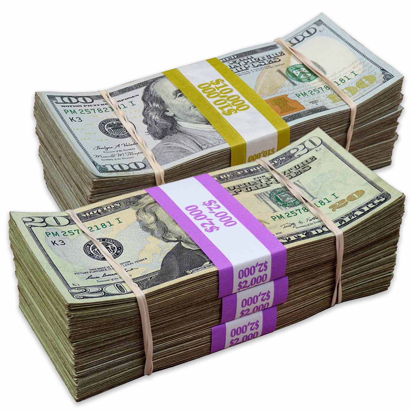 $36,000 RealAged® BLANK FILLER New Series Bundle Pack By Prop Money Inc.