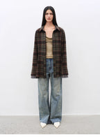 Denim Shadowretro washed printed layered casual slimming cotton bootcut jeans