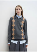 Graduate Machine Washable Wool Polo Neck Sweater Preppy Vintage Top