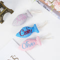Juguete Personalizado para Gato con Nombre Bordado en Forma de Pez con Catnip y Borlas de Cuerda Trenzada Regalo de Cumpleaños para Gato Adopción Aniversario para Amante de Gato
