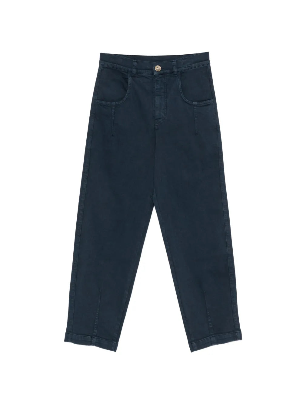 Eleventy Straight-Leg Jeans — Navy