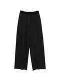 Peserico Pressed-Crease Wide-Leg Trousers — Black