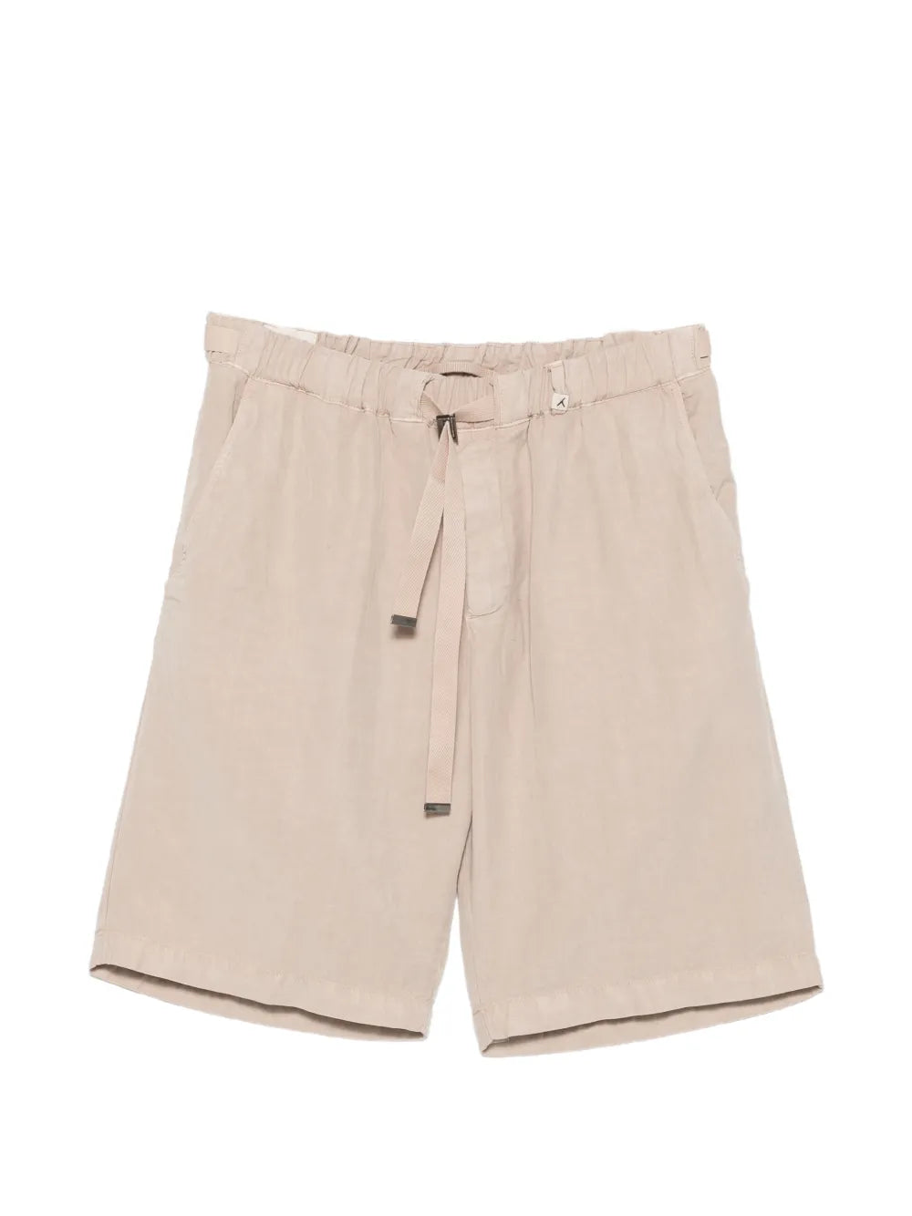 Myths Belted Elasticated Chino Shorts — Beige