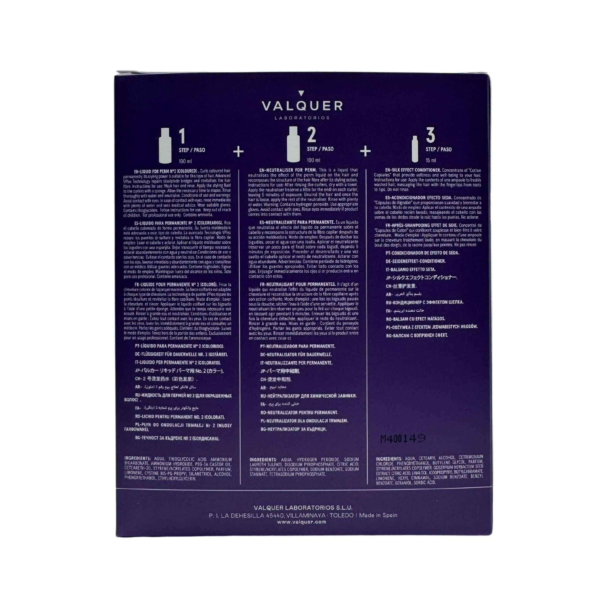 Kit Profesional para Permanente – Nº 2 (Cabello Teñido) - 210 ml