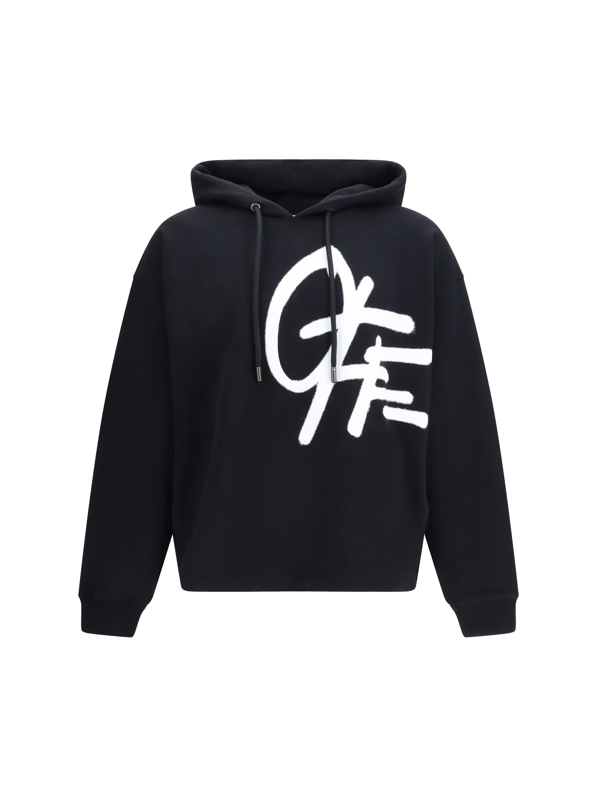 Off-White Logo-Graphic Print Sweatshirt — Black