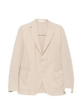 Eleventy Notched-Lapel Blazer — Beige