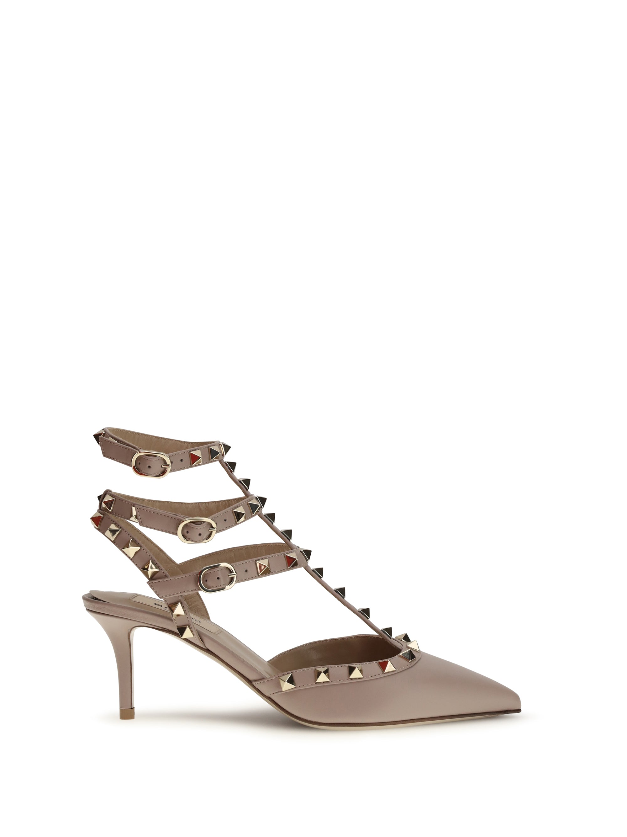 Valentino Garavani Rockstud Pumps — Beige