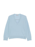 Herno Sequin-Embellished Wool Sweater — light blue