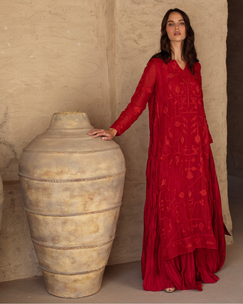Kurta Set with Side Slit By KYNAH, Luxury Indian Fashion & Bridal Wear