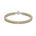 Barakà Diamond Ceramic Beaded Bracelet — Cream