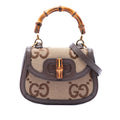 Mini Jumbo GG Canvas 1947 Bamboo Top Handle Bag