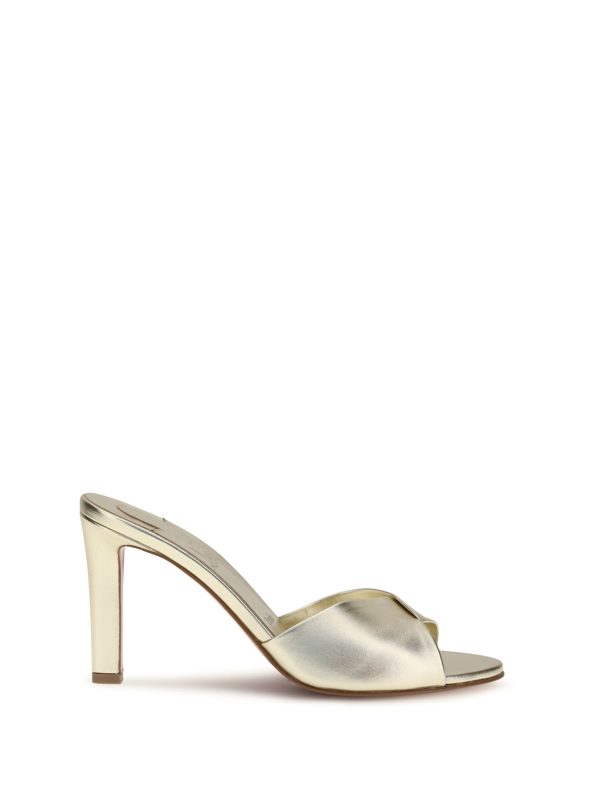 Christian Louboutin Fanny Mule — Silver