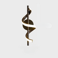 ArtZ® Luminicious LED Swirl Lamp - Black Wall