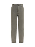 Brunello Cucinelli Turn-Up Hem Jeans — Gray