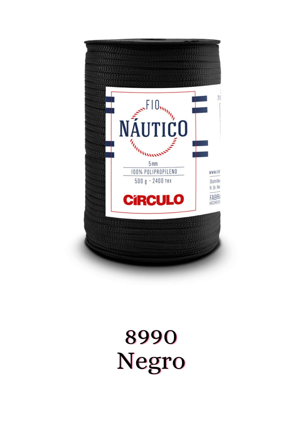 FIO NAUTICO 5mm CIRCULO 500 grs.