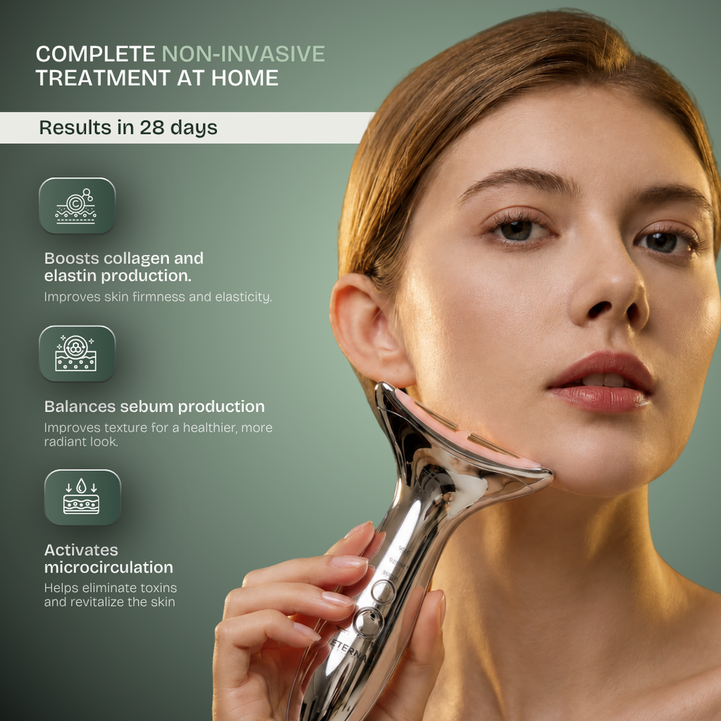 RF Lifting Oro 24K Facial y Cuello