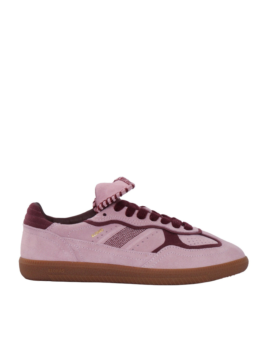 Tb.490 Club Suede Pink Leather Sneakers Altezza Tacco 2 Cm - 42