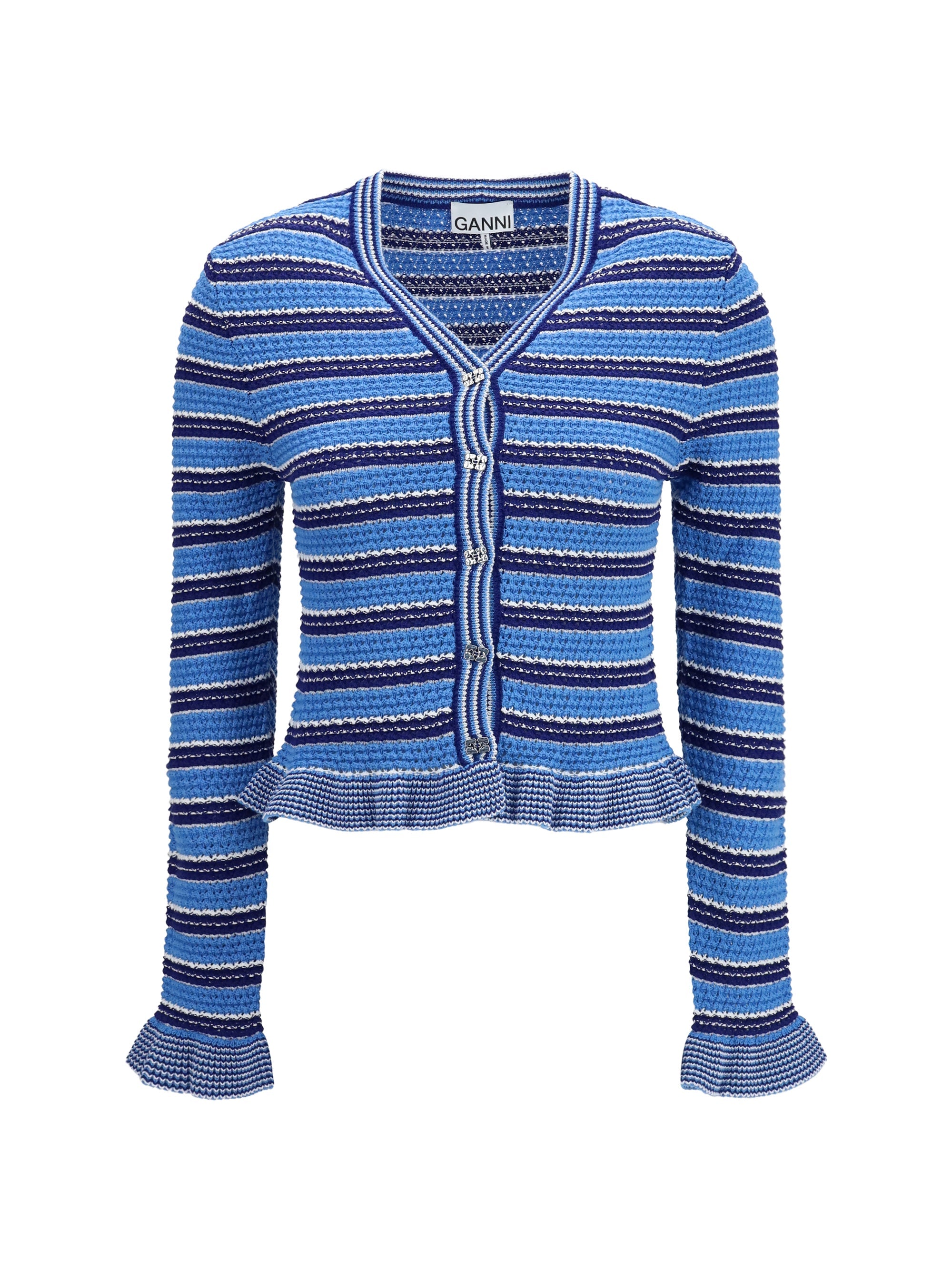 Ganni Marina Cardigan — Blue