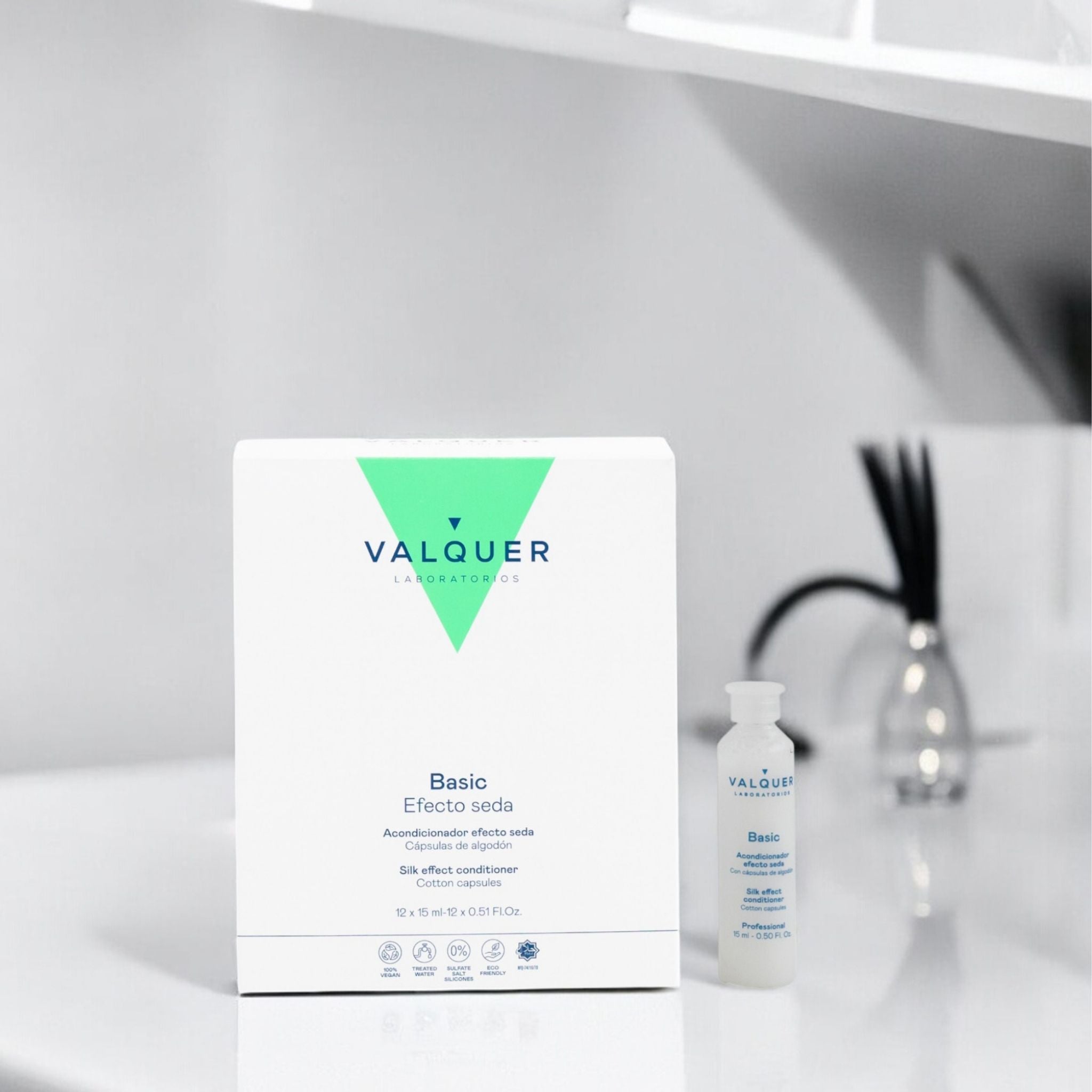 Acondicionador capilar efecto seda - 12x15 ml