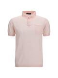 Aragona Cashmere Cotton Polo — Pink