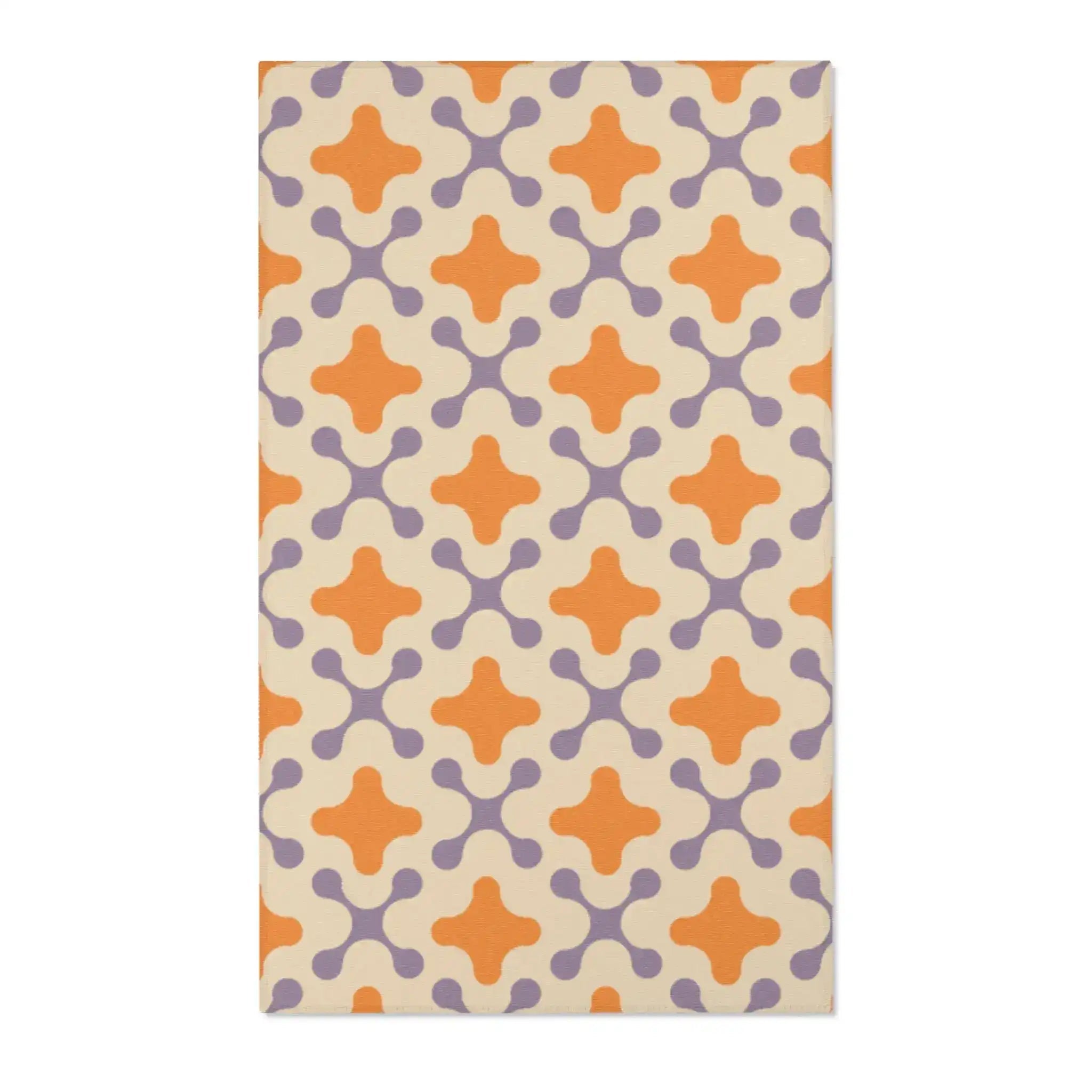 Groovy Tangerine Pop Accent Rug