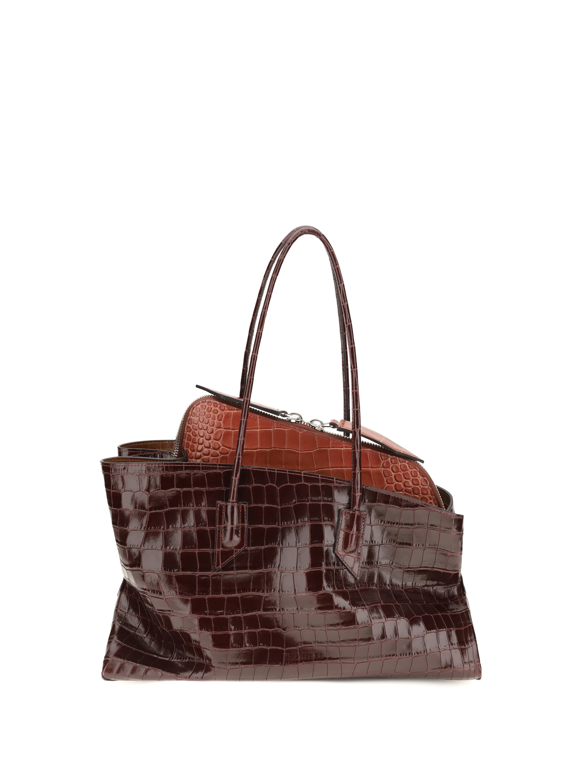 The Attico Shoulder Bag — Brown