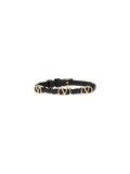 Valentino Garavani VLogo Signature Braided Leather Bracelet — Black