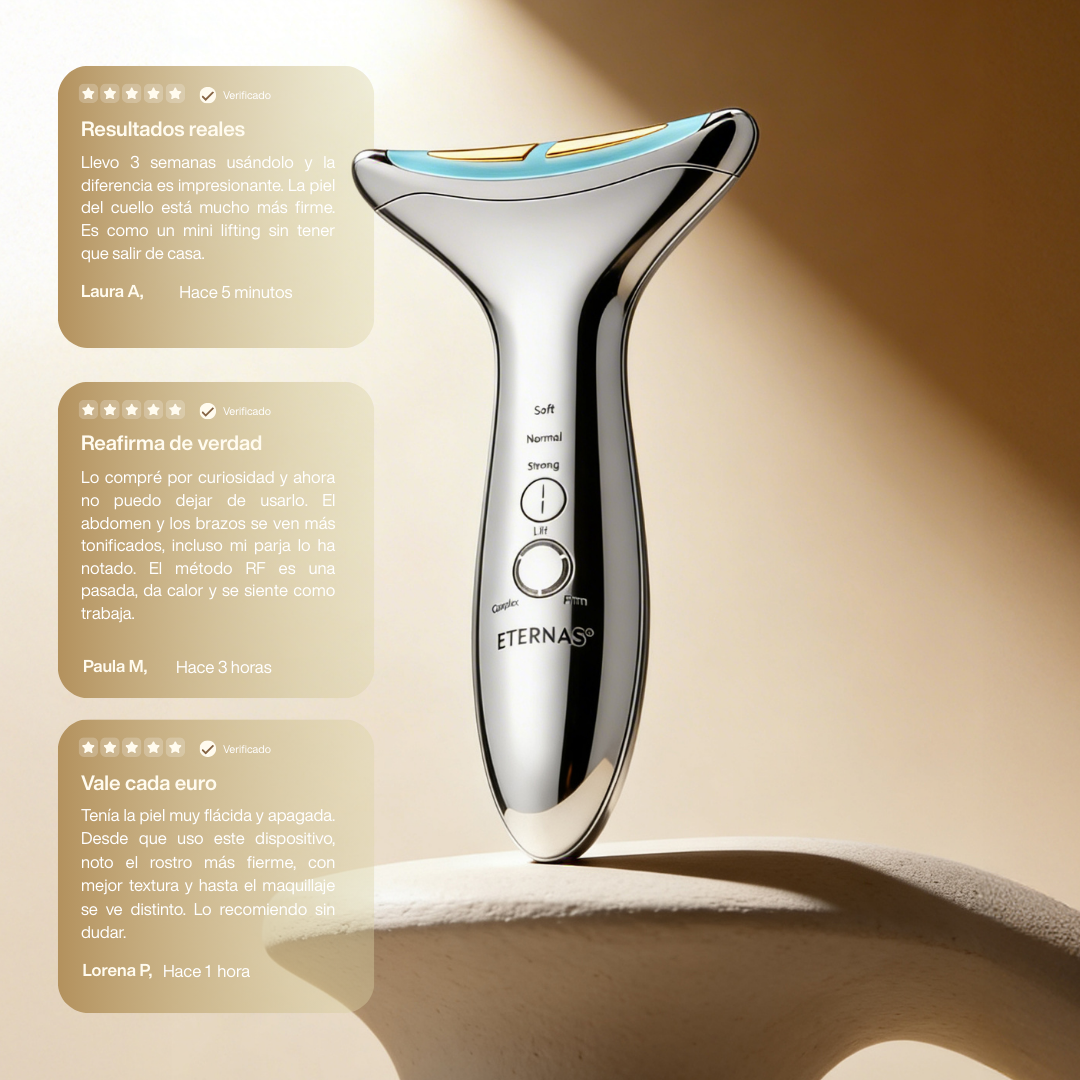 RF Lifting Oro 24K Facial y Cuello