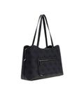 Guess Logo Monogram Tote Bag — Black