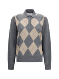 Rohe Ballantyne Argyle Shirt — Gray