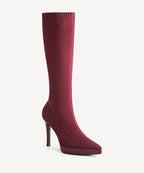 Moodboots Pointed Toe Platform High Boot