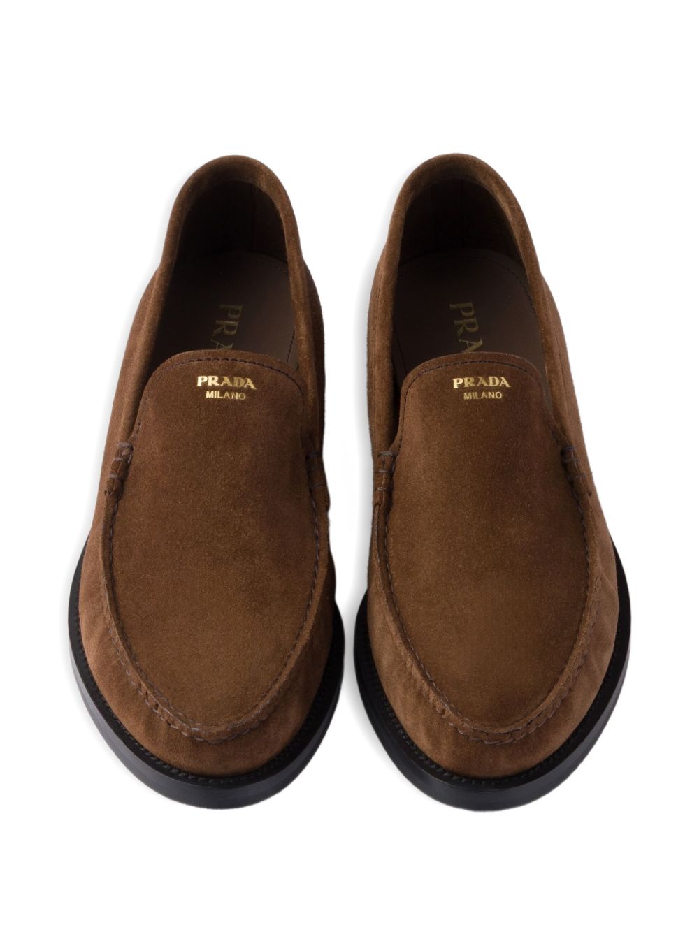 Prada Flat shoes Brown Vitello - 40