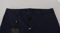 Men's Linen-Cotton Blend Trousers Navy