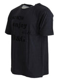Men's Gray Crewneck Cotton Short Sleeve T-Shirt